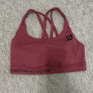 Peloton Women's Strappy Sports Bra - Red